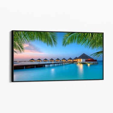 Quadro Stampa su Tela Sere d’Oriente, Maldive - CupidoDesign