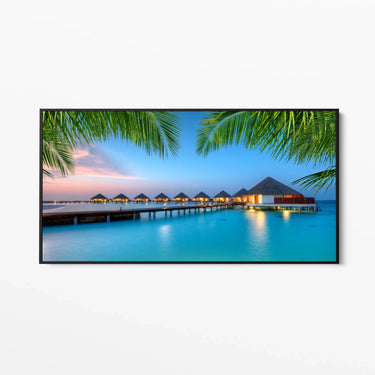 Quadro Stampa su Tela Sere d’Oriente, Maldive - CupidoDesign