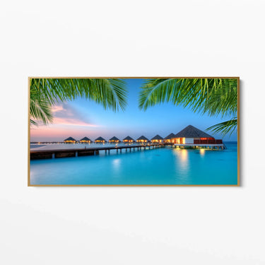Quadro Stampa su Tela Sere d’Oriente, Maldive - CupidoDesign