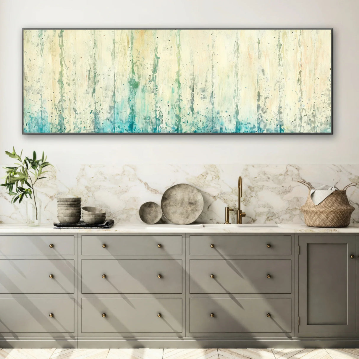 Quadro Stampa su Tela Serenità Astratta - CupidoDesign