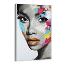 Quadro Stampa su Tela Sguardo Bianco - CupidoDesign