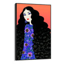 Quadro Stampa su Tela Sguardo Cremisi - CupidoDesign