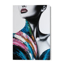 Quadro Stampa su Tela Sguardo Ghiaccio - CupidoDesign