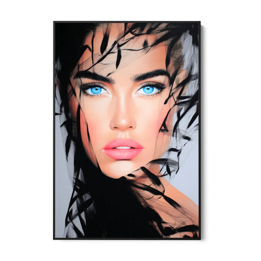 Quadro Stampa su Tela Sguardo Infinito - CupidoDesign