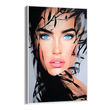 Quadro Stampa su Tela Sguardo Infinito - CupidoDesign