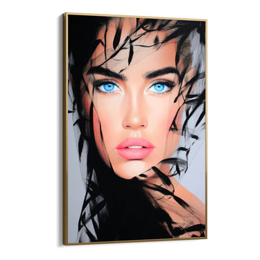 Quadro Stampa su Tela Sguardo Infinito - CupidoDesign