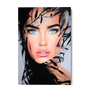 Quadro Stampa su Tela Sguardo Infinito - CupidoDesign