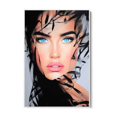 Quadro Stampa su Tela Sguardo Infinito - CupidoDesign