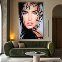 Quadro Stampa su Tela Sguardo Infinito - CupidoDesign