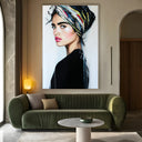 Quadro Stampa su Tela Sguardo Laterale - CupidoDesign