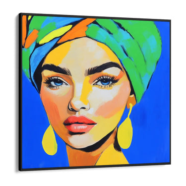 Quadro Stampa su Tela Sguardo Luminoso - CupidoDesign
