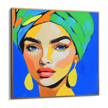 Quadro Stampa su Tela Sguardo Luminoso - CupidoDesign