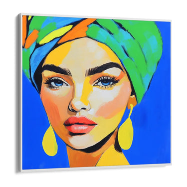 Quadro Stampa su Tela Sguardo Luminoso - CupidoDesign