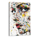 Quadro Stampa su Tela Sguardo Multicolor - CupidoDesign