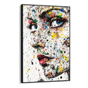 Quadro Stampa su Tela Sguardo Multicolor - CupidoDesign