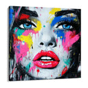 Quadro Stampa su Tela Sguardo Pop - CupidoDesign