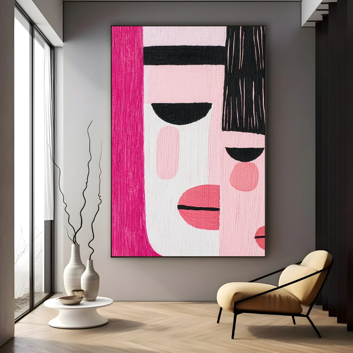 Quadro Stampa su Tela Sguardo Soffice - CupidoDesign