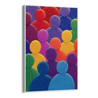 Quadro Stampa su Tela Sguardo Totale - CupidoDesign
