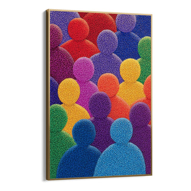 Quadro Stampa su Tela Sguardo Totale - CupidoDesign