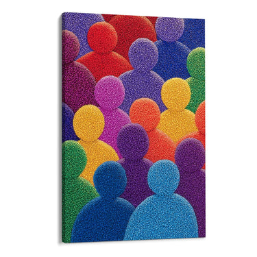 Quadro Stampa su Tela Sguardo Totale - CupidoDesign