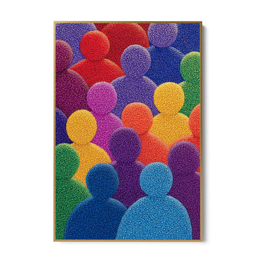Quadro Stampa su Tela Sguardo Totale - CupidoDesign