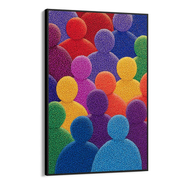 Quadro Stampa su Tela Sguardo Totale - CupidoDesign