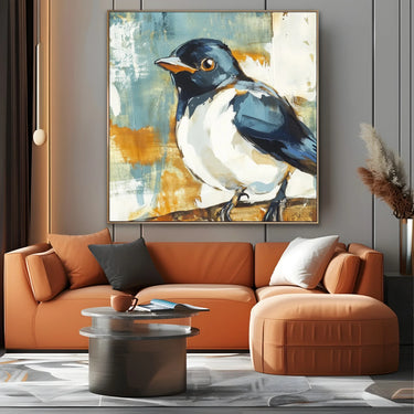 Quadro Stampa su Tela Sguardo d’Inverno - CupidoDesign