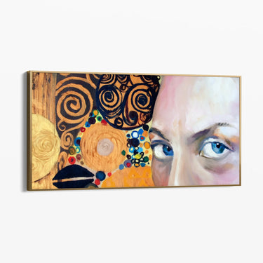 Quadro Stampa su Tela Sguardo di Spirale - CupidoDesign