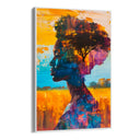 Quadro Stampa su Tela Sguardo sotto il Baobab - CupidoDesign