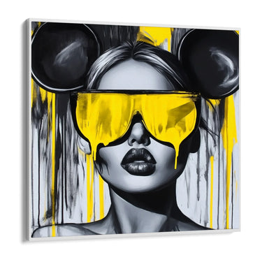Quadro Stampa su Tela Sguardo sotto il caos - CupidoDesign