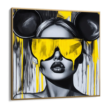 Quadro Stampa su Tela Sguardo sotto il caos - CupidoDesign