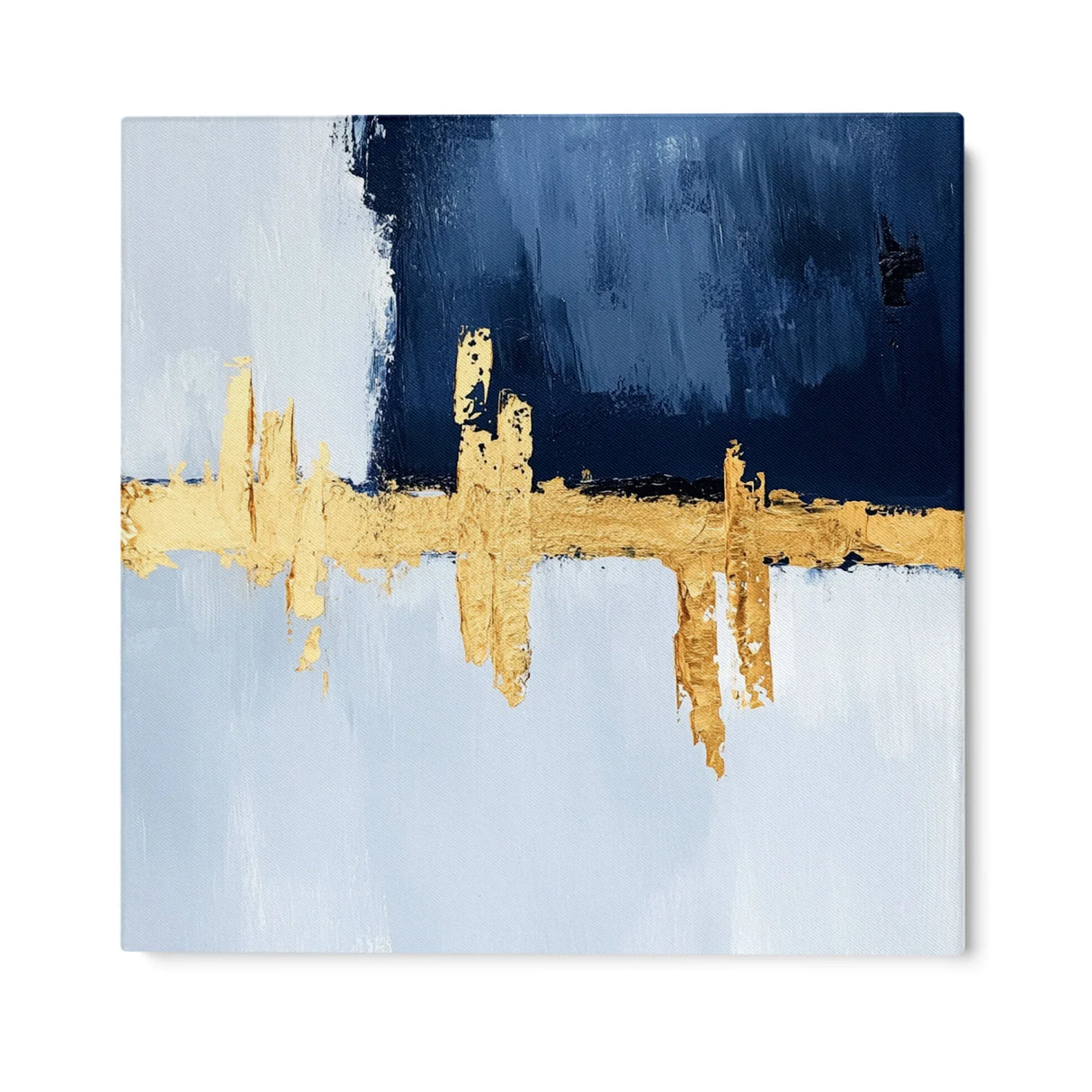 Quadro Stampa su Tela Silenzio Blu - CupidoDesign