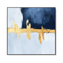 Quadro Stampa su Tela Silenzio Blu - CupidoDesign