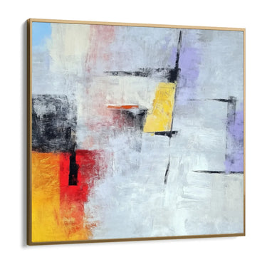 Quadro Stampa su Tela Silenzio Cromatico - CupidoDesign