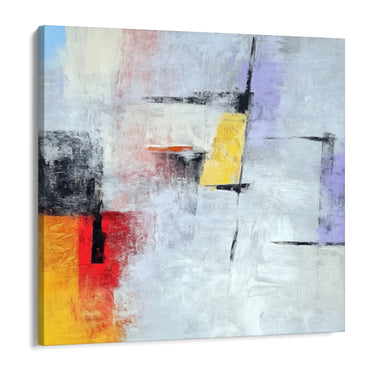 Quadro Stampa su Tela Silenzio Cromatico - CupidoDesign