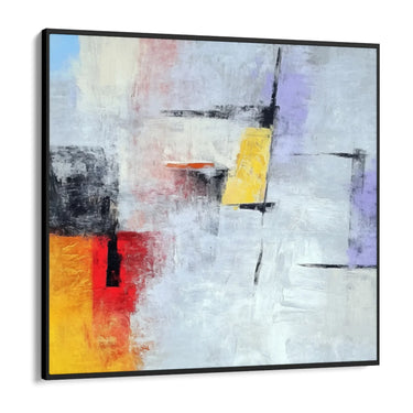 Quadro Stampa su Tela Silenzio Cromatico - CupidoDesign