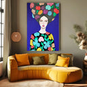 Quadro Stampa su Tela Silenzio Fiorito - CupidoDesign