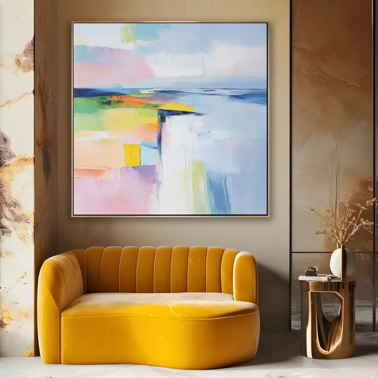 Quadro Stampa su Tela Silenzio Luminoso - CupidoDesign