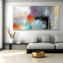Quadro Stampa su Tela Silenzio Ovale - CupidoDesign