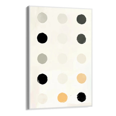 Quadro Stampa su Tela Silenzio Tondo - CupidoDesign