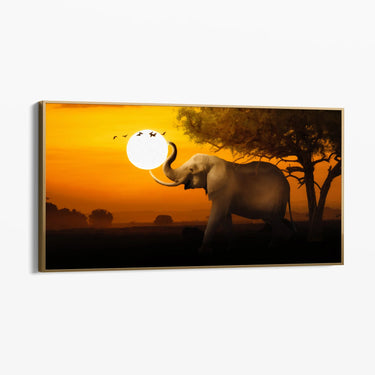 Quadro Stampa su Tela Silenzio d'Africa - CupidoDesign