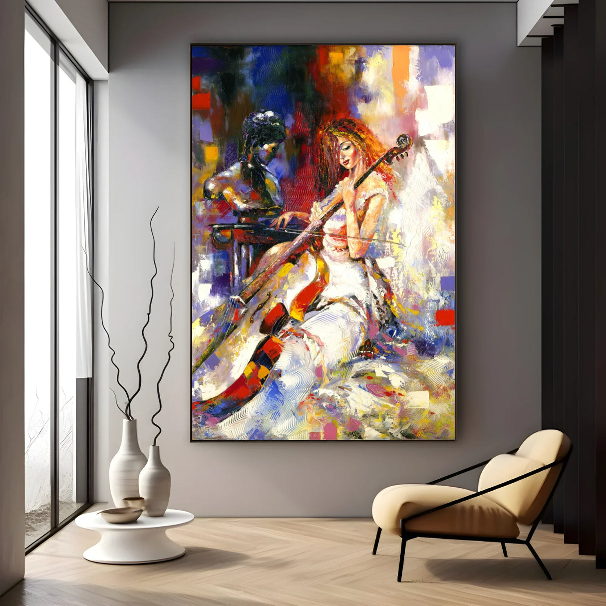 Quadro Stampa su Tela Sinfonia Intima - CupidoDesign