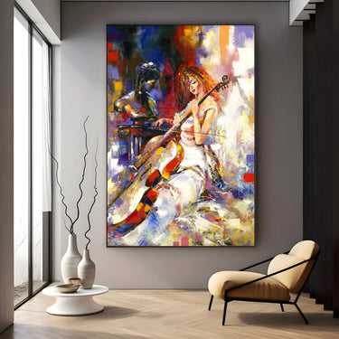Quadro Stampa su Tela Sinfonia Intima - CupidoDesign