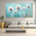 Quadro Stampa su Tela Soffio Azzurro - CupidoDesign
