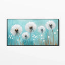Quadro Stampa su Tela Soffio Azzurro - CupidoDesign