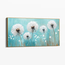 Quadro Stampa su Tela Soffio Azzurro - CupidoDesign