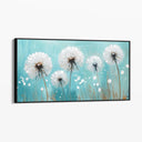 Quadro Stampa su Tela Soffio Azzurro - CupidoDesign