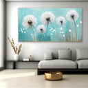 Quadro Stampa su Tela Soffio Azzurro - CupidoDesign