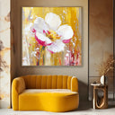 Quadro Stampa su Tela Soffio Rosa - CupidoDesign