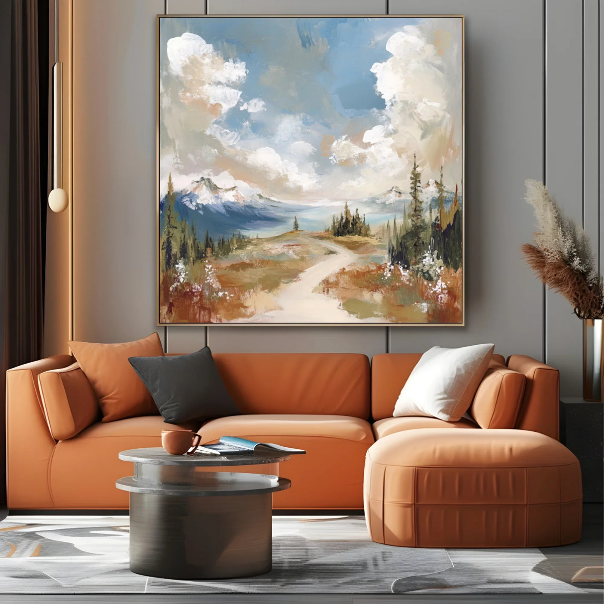 Quadro Stampa su Tela Soffio Tra le Nuvole - CupidoDesign